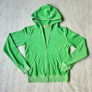 green juicy couture tracksuit jacket